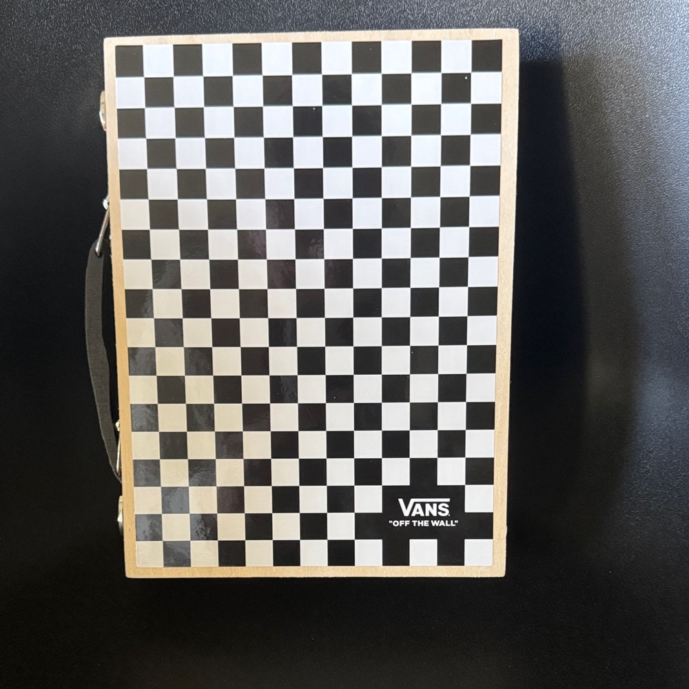 Vans Travel Backgammon Set Checkerboard New Never Used Rare Limited - Picture 2 of 5